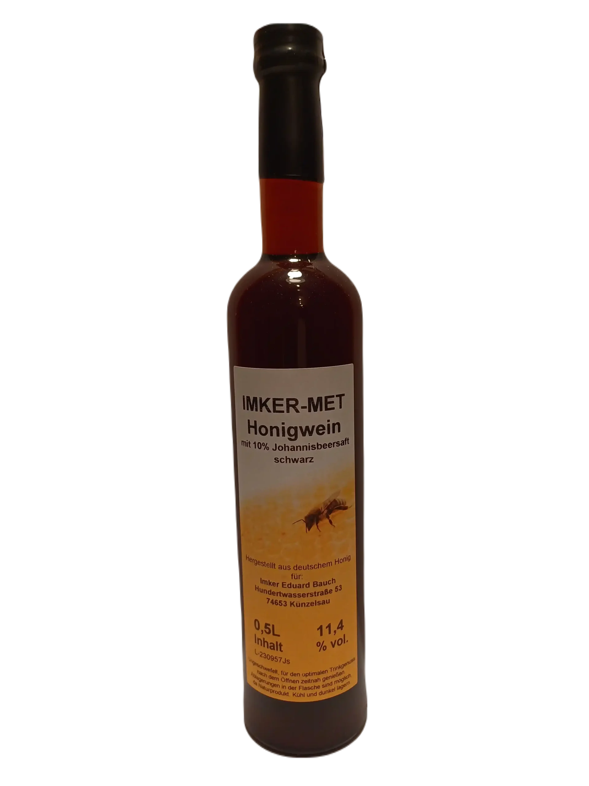Honigwein mit Johannisbeersaft schwarz